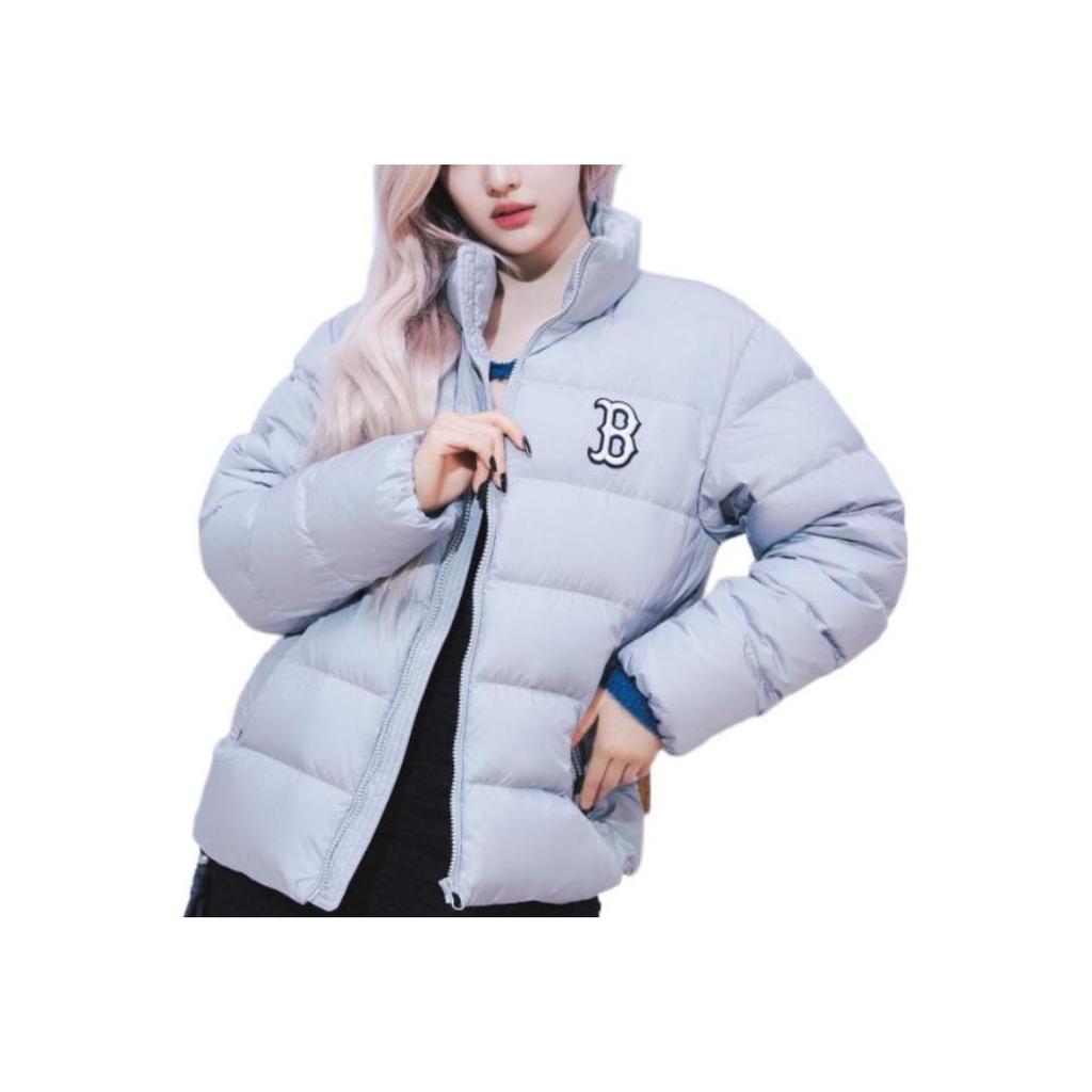 New MLB Boston Team Down Jackets Men's Silver 3ADJB0726-43GRL