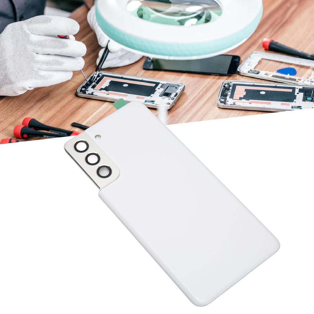 Remplacement de la vitre arrière pour 1 Couvercle arrière Housse arrière Outil de remplacement de réparation de porte Ensemble d'accessoires avec objectif de caméra préinstallé Adhésif