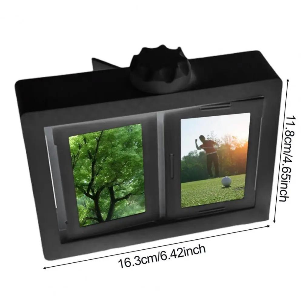 Transparent 3D Rotating Photocard Holder Protective Multi-purpose Rotating Photo Holder Idol Card Collect Book Easy To Install