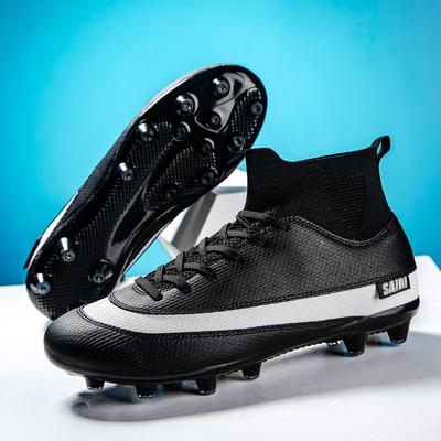 2024 Men's Soccer Shoes Large Size Ultralight Football Boots Boys Sneakers Non-Slip AG/TF Soccer Cleats Ankle Boots Unisex