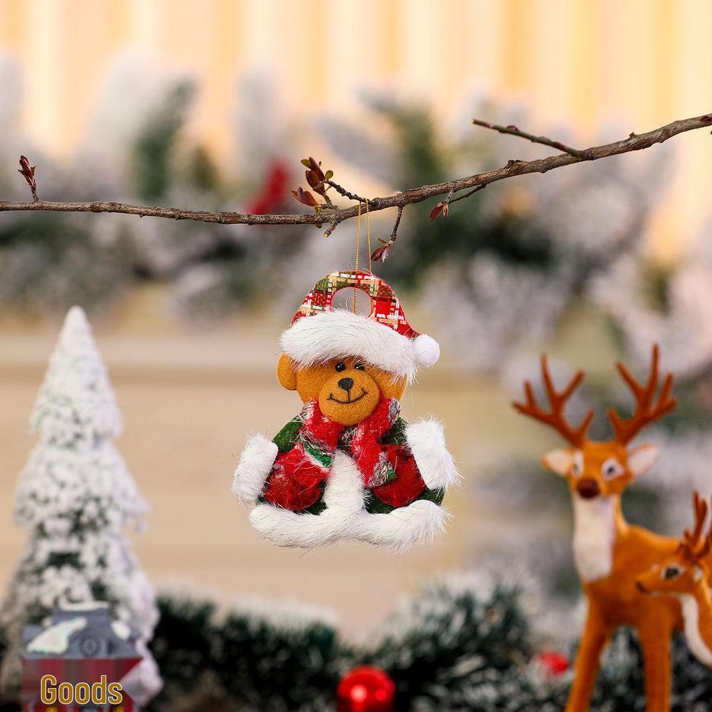 Colección de Colgantes de Muñecos de Tela Nuevos 2025: Adornos para el árbol de Navidad y pequeños regalos