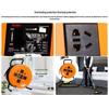 220V Wild Leopard Cable Reel Extension Cord, Empty Winding Reel, Available in 1.5/2.5/30/50/100 Meters