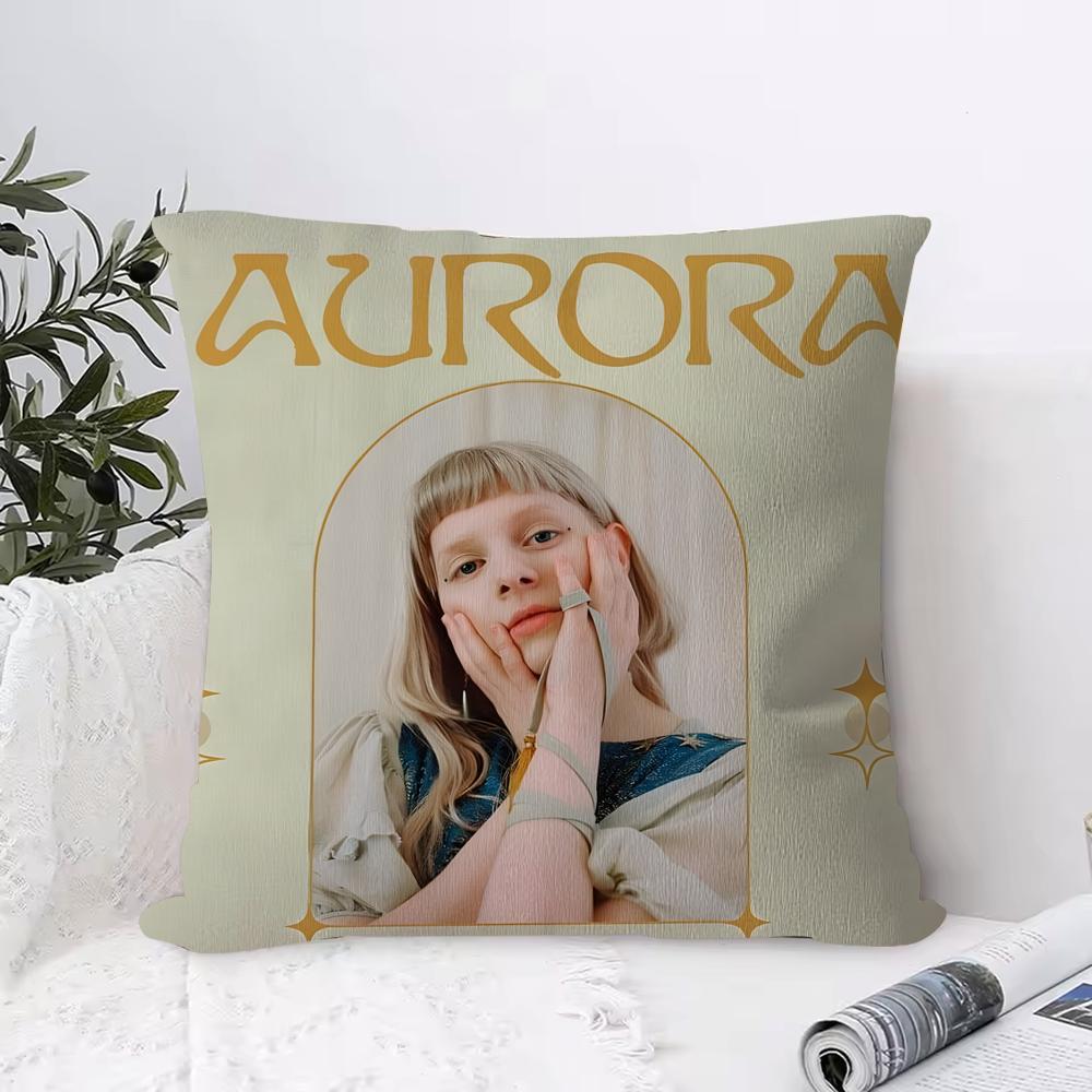 Album A-Aurora Singer Pillow Case Ultra Soft Skin Friendly Fabric Cloud Like Comfort & Concealed Zipper