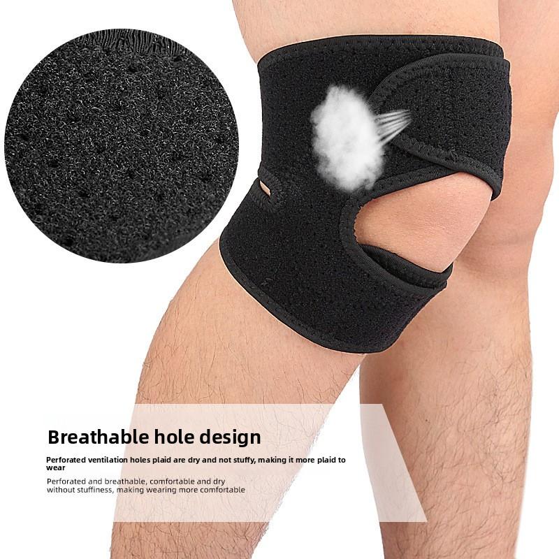 

Sports Knee Pads, Warm Anti-collision, Pressurized Patella Belt, Outdoor Basketball, Football, Mountaineering, Cycling Protective Gear Equipment one size fits all чёрный