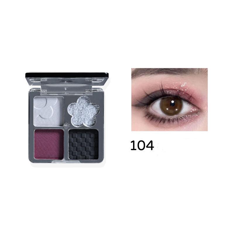 

Тени для век темного цвета, матовые, перламутровые, с тонким мерцанием, палитра теней для век с тиснением, для макияжа королевской сестры