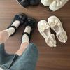 White Thick Heel Thick Sole Mary Jane Small Leather Shoes Women's New Autumn Retro Light Mouth Single Shoes