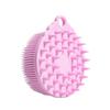 Exfoliating Silicone Body Brush,2 in 1 Bath and Shampoo Brush,Wet and Dry Scalp Massager,Premium Silicone Loofah,Lathers Well
