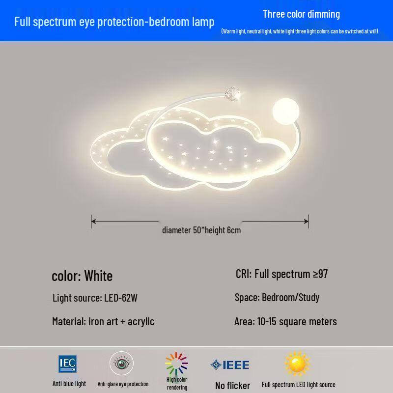 NuFeng D87 Smart Cloud-shaped LED Ceiling Light