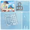 8/15 Grids Watercolor Palette Set Portable Sketchbook Palette Small Paint Palette Watercolour Travel Set for Painters