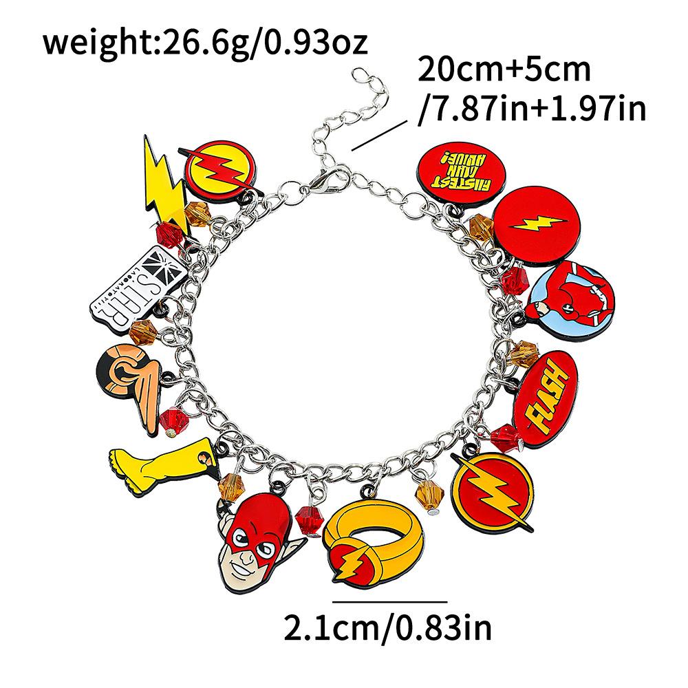 Halloween Anime Cartoon Theme Adjustable Superhero Character Bracelet Accessory