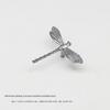 1Pcs Retro Dragonfly Shape Cabinet Drawer Knobs Vintage Metal Furniture Handles For Wardrobe Closet Drawer Hardware Decor
