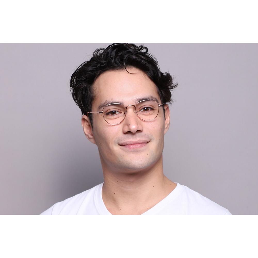 Full Rim Oval Rose Gold Smartbuy Collection Hokk M298 Fashion Unisex Eyeglasses