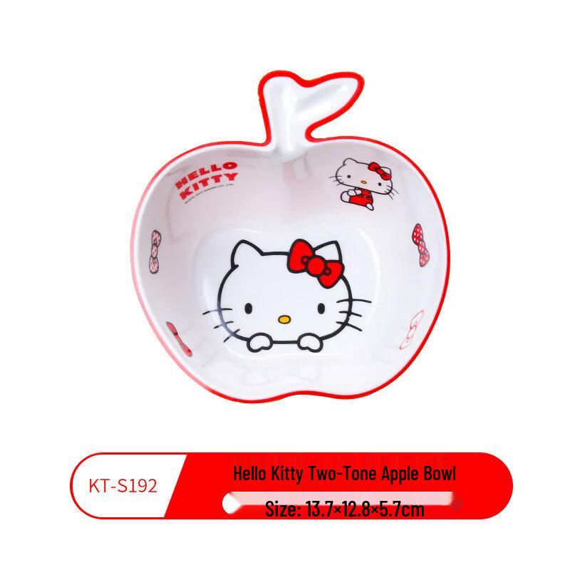 WUHE Sanrio Hello Kitty Children s Melamine Apple Soup Bowl