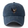 A Stylish And Versatile Baseball Cap Featuring a Printed Eagle Design Suitable for Both Men And Women This Classic Retro Washed