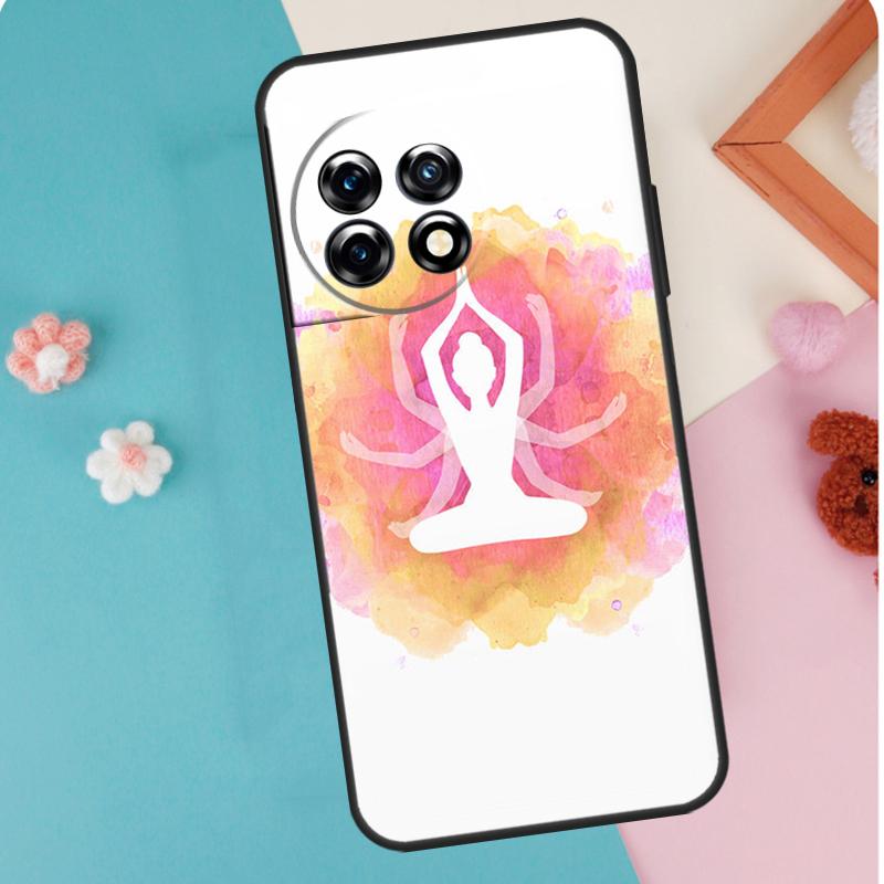 Yoga Om Namaste Mandala Design For OnePlus 15 R 13 12 11 10 Pro 8T 10T 12R 13R Case For OnePlus Nord 5 CE 2 3 4 Lite N20 N30