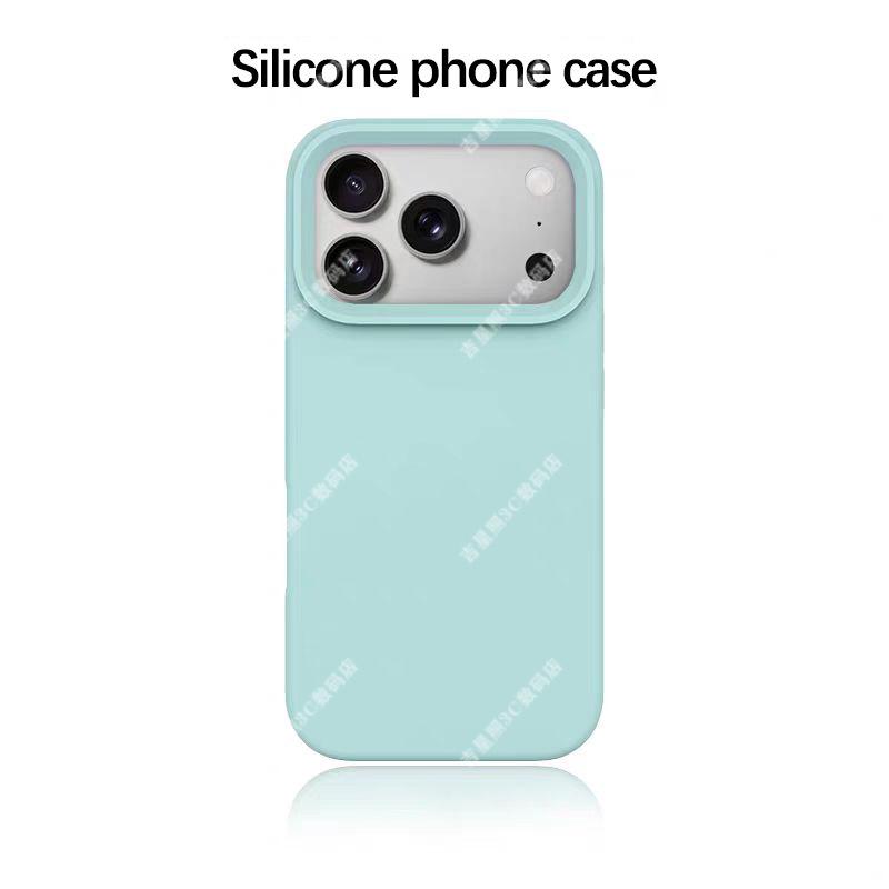 iPhone 13, 14, 15, 16, 17 Pro Max için Yüksek Değerli Sıvı Silikon Telefon Kılıfı - Kadın Sürümü