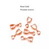 10Pcs/Lot Pendant Clip Clasp Melon Seeds Buckle Pendant Connector Copper Charm Bail Beads for DIY Necklace Jewelry Supplies