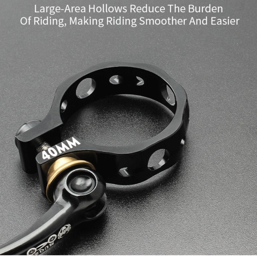 40/41mm Bike Seat Tube Clamp Quick Release Bicycle Saddle Clip Bike Seat Post Clamp Bike Tool