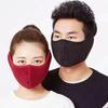 Winter Unisex Warm Fleece Mask Windproof Cycling Facemask Anti Dust Reusable Outdoor Sports Thermal Headwear Half Face Mask