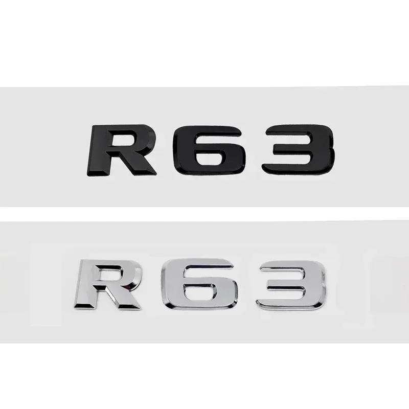 ABS Auto Heckaufkleber Alphabet Kofferraum Emblem Aufkleber Exterieur für Mercedes Benz R63 R300 R320 R350 R500 R-Klasse 3D Emblem Zubehör