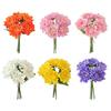 5 Heads Daisy Artifcial Flower Multicolor Floral Arrangement Simulation Sunflower Daisy Photo Props PU Lifelike Flower