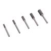 5 Pcs Carbide Burr Set Single Cut Rotary Files with 6mm 0.24in Shank for Engraving Polishing Drilling