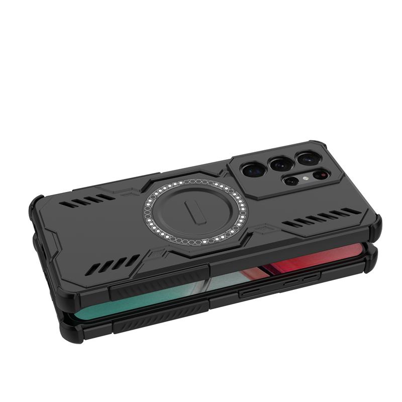 For Samsung Galaxy S21 Ultra Case Samsung S21 Ultra 5G Magnetic Adsorption Wireless Charge Back Cover For Samsung S21 Ultra Case