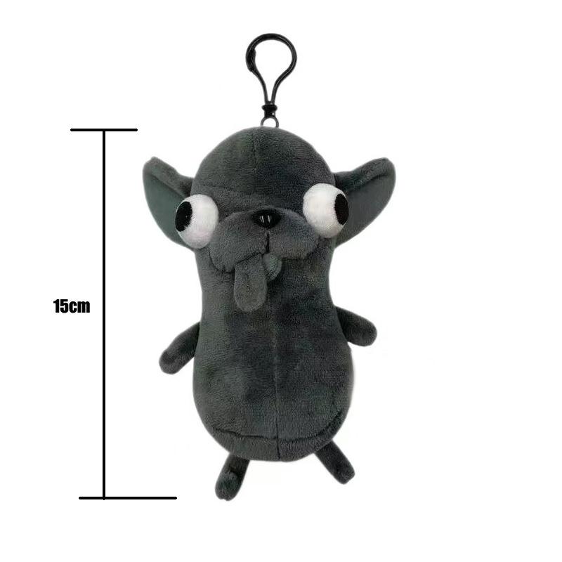 Stuffed Animals Chihuahua Plush Toy Puppy Pet Keychain Pendant Stuffed Chihuahua Doll Realistic Kawaii Plush Chihuahua Toy