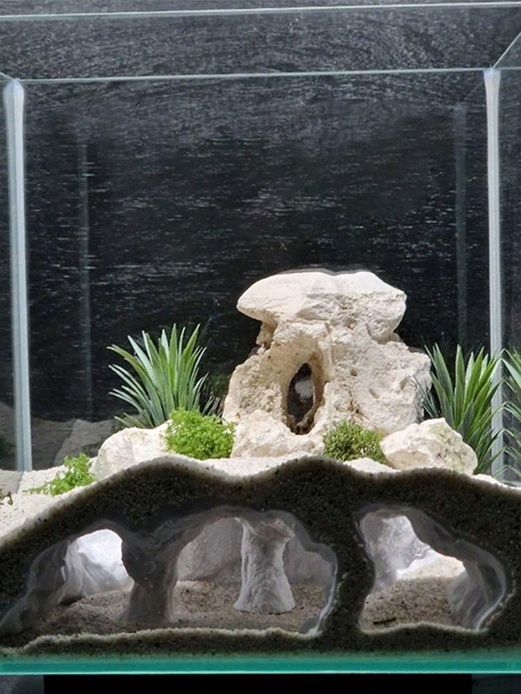 Aquarium Decoration Cave Fish Tank Accessories for Shrimp Cichlid Hiding Breeding Small Fish