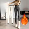 Extra Thick Winter Sherpa Leggings Women Outdoor Wear Fleece Lined Ankle Pants High Waist Stretchy Warm Thermal Cotton Pants