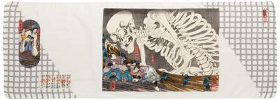 Yamamoto Jin Shoten Japanese Kyoto Hand Double Gauze Hand Gashadokuro 32 X 89 Cm (YamamotoJin) Goods, Accessories, Ukiyo-e Towel, Towel, (Kuniyoshi),