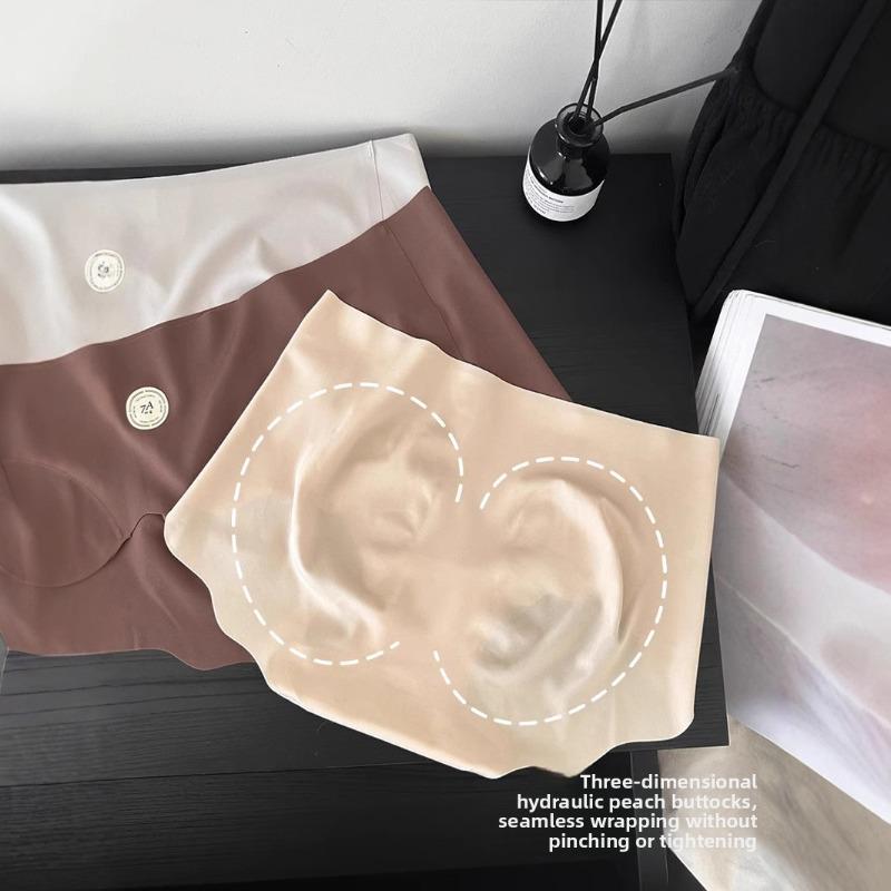 Ladies Summer Thin New 7A Antibacterial Ice Silk No Trace Fitness Briefs
