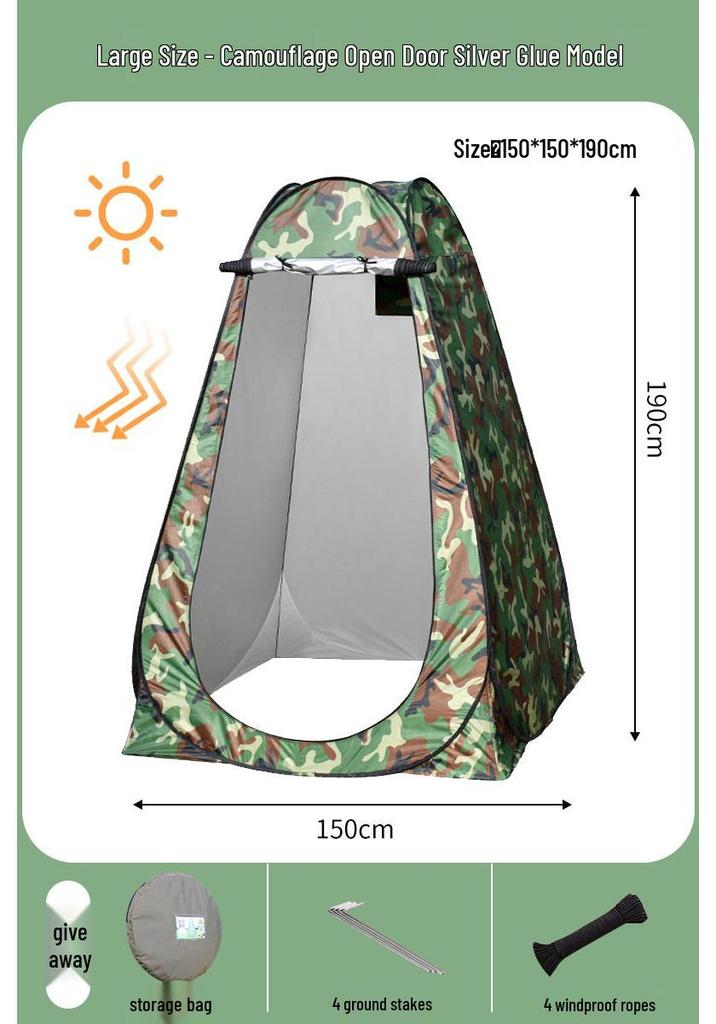 Portable Outdoor Shower & Changing Tent for Camping