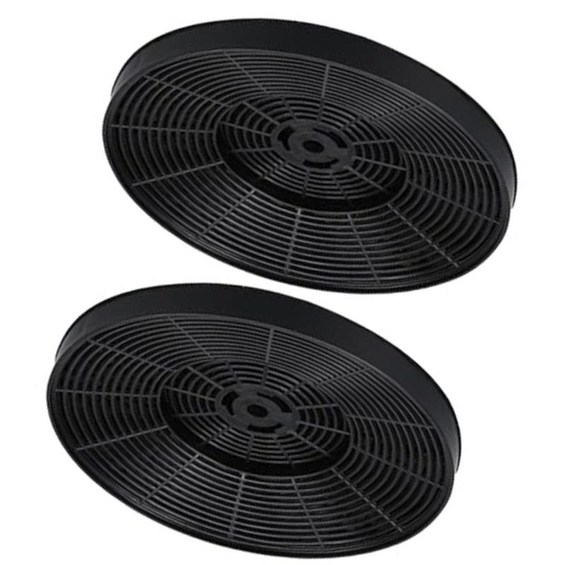 2 Pièces Filtres à Charbon Actif Filtres de Hotte Pour CCA52WH Pour CHA15 Hotte de Cuisson Filtres d'Extracteur de Cuisine Ronds 175mm