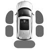 Car Window Sunshade Set: 5-Piece Mesh with Suction Cups for Summer