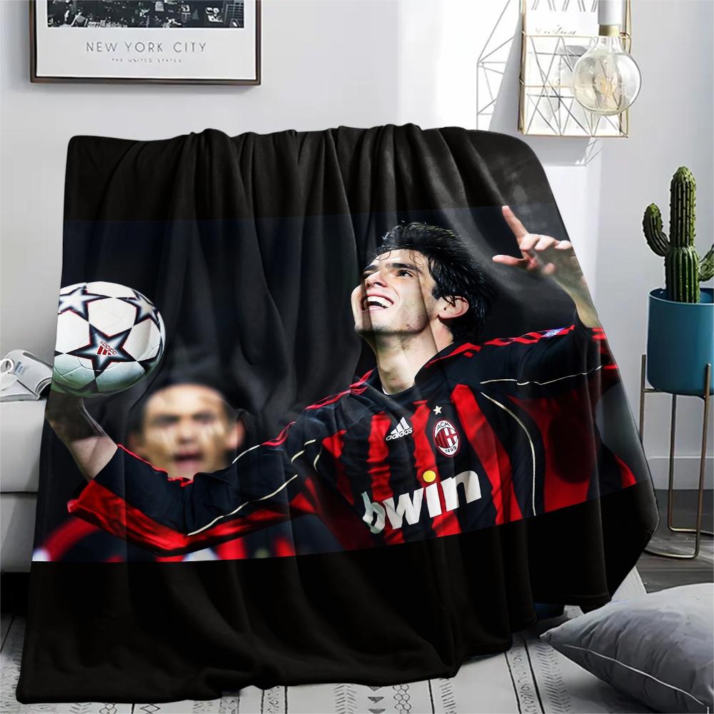 Brazilian footballer Kaká pattern Flannel Blanket, High quality Comfortable for All Seasons, Home Decor, Warmth and Comfort, Perfect for Gifts.