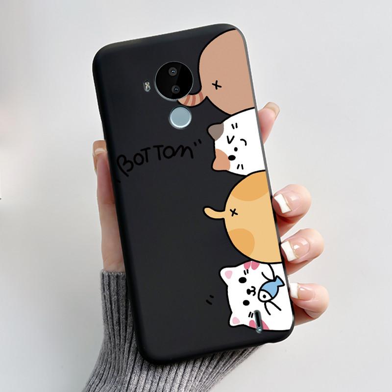 Cute Case For Nokia C30 Capa Coque Printing Shell Protective Cover Soft Silicone Cartoon Phone Casing Fundas