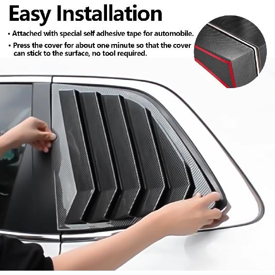 Window Louvers Fits for Honda CRV 2023 2024 2025 Accessories Rear Side Window Louvers Windshield Sun Shade Cover Auto Exterior Decoration Trim