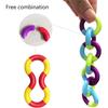 5pcs Quiet Fidget Toys Sensory Fidget Toys Multicolor Twisty Toys for Relaxation