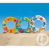 Easykado Inflatable Ring - Seafish - Diameter 61cm - Translucent with Fish Decoration