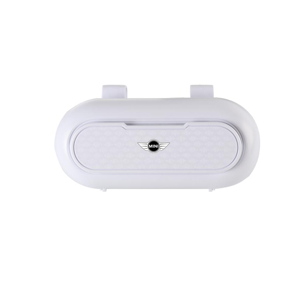 HQZQB1 Auto-Sonnenblende Brillen-Kartenhalter Sonnenbrillen-Aufbewahrungsbox Hülle Für MINI Cooper S JCW WORKS R55 R56 F55 F56 R57 R58 R59 R50 R60