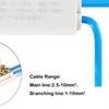 High Power Splitter Quick Electrical Cable Splice Terminal Block Wire Connector Compact Splice Electrical Connector T-type Dock