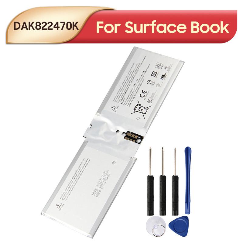 Rechargeable Lithium Battery For Microsoft Surface Book 1703 DAK822470K G3HTA020H Battery 2387mAh