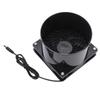 10W Monocrystalline Solar Panel Solar Powered Exhaust Fan for Chicken Coop Greenhouse Shed Pet House Outside Kitchen