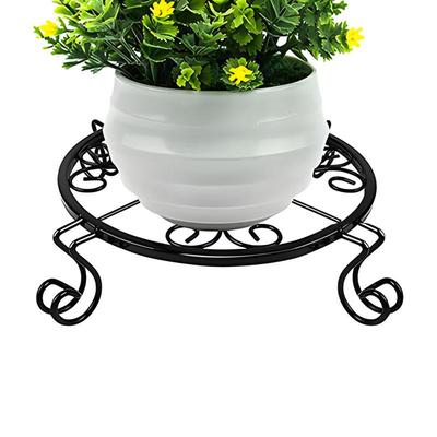 Retro Wrought Iron Potted Plant Standing Flower Pot Shelf Display Stand Garden Plant Flower Stand Balcony Home Decoration Stand