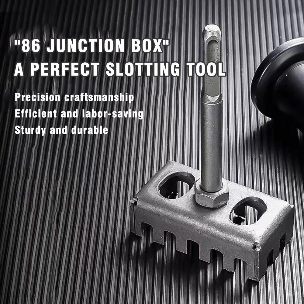 Square Punch Tool Hardened Steel Wire Box Opener for Hydraulic/Electric Hammer with Fast Hole Cutting Wear-Resistant