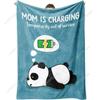 Gifts for Mom Mom Birthday Gifts- Funny Soft Cozy Fuzzy Plush Comfy Flannel Blanket- New Moms Gift for Women Practical Blanket