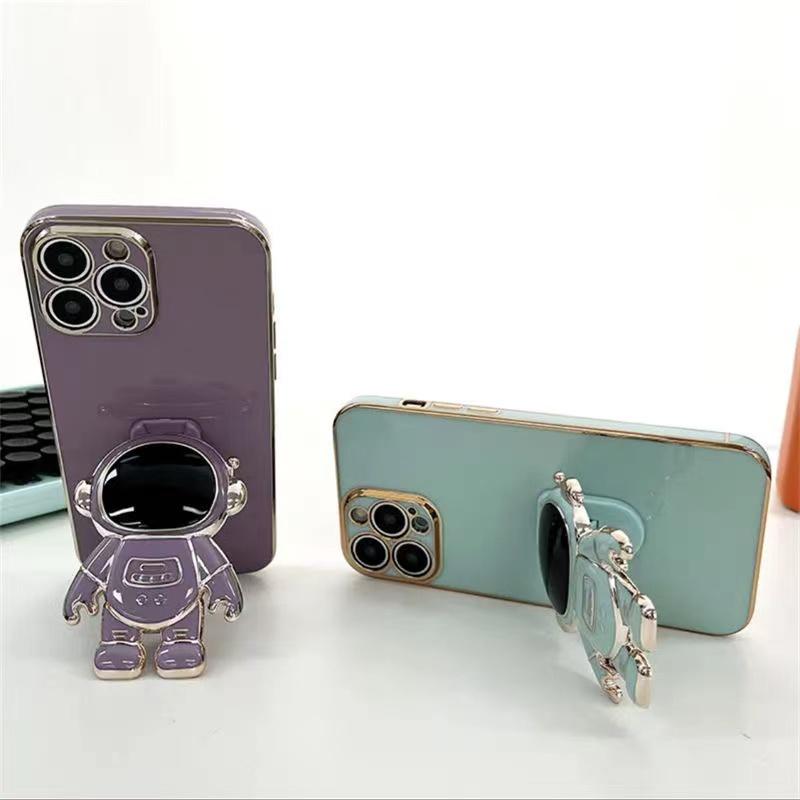 ALLUPS Funda De Lujo Con Soporte De Astronauta Para IPhone 11 12 13 14 Pro MAX
