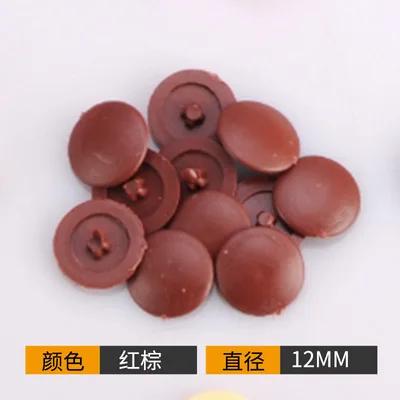 100pcs/bag Self-tapping Screws Decor Cover Plastic Nuts Bolts Covers Exterior Protective Caps Furniture Hardware Decor Cover