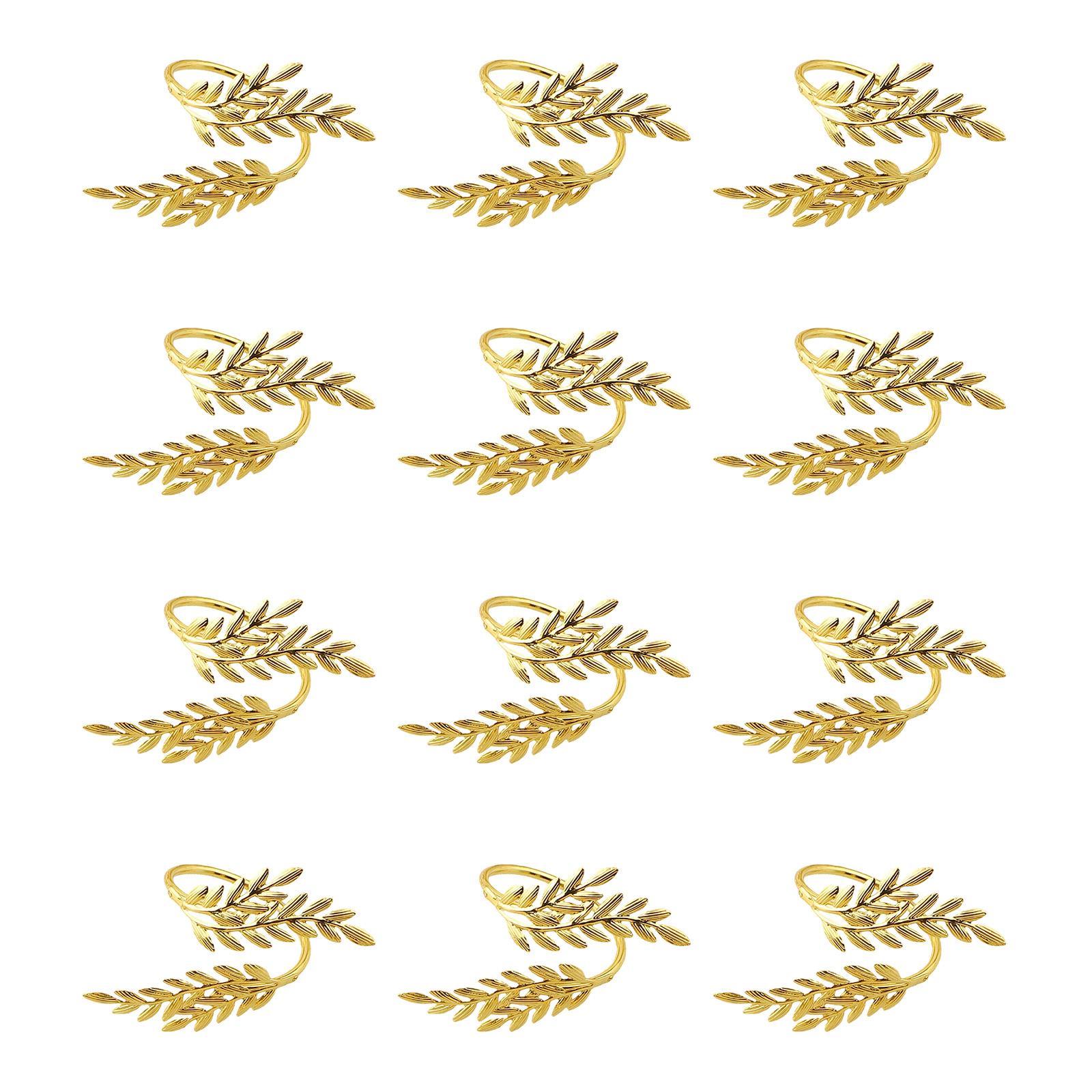 

Event Table Setting 6.5*5cm 2.55*1.92in Metal Napkin Rings Napkin Holders For Festive Occasions Elegant Napkin Ring золотой